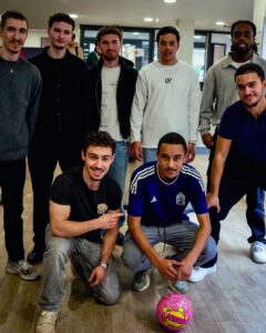 Des étudiants en 3ème année qui ont transformé le campus en arène